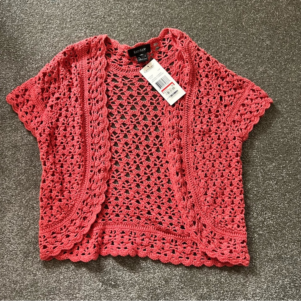 Karen Kane Indian Summer Crochet Cardigan
